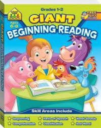 School Zone: Giant Workbooks: Reading by Various