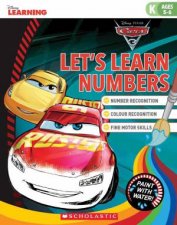 Disney Learning Cars 3 Lets Learn Numbers Paint With Water