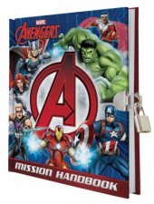 Avengers Mission Handbook with lock and key