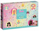 Barbie Adult Colouring Book And Puzzle 1000 Pieces