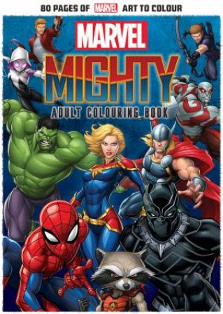 Marvel: Mighty Adult Colouring Book (Featuring Captain Marvel) by Various