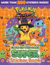 Pokemon Happy Halloween GlowInTheDark Super Sticker Book