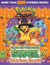 Pokemon Happy Halloween GlowInTheDark Super Sticker Book
