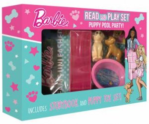 Barbie: Puppy Pool Party! Read And Play Set by 9781760263409