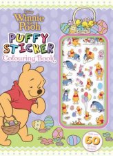 Winnie the Pooh Easter Puffy Sticker Colouring Book Disney