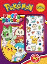 Pokemon Puffy Sticker Colouring Book Featuring Paldea Region