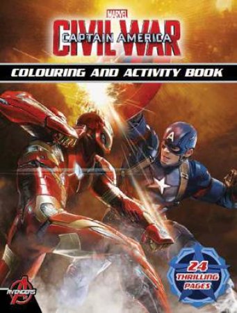 Captain America Civil War Colouring and Activity Book by Various