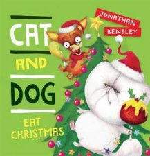 Cat And Dog Eat Christmas