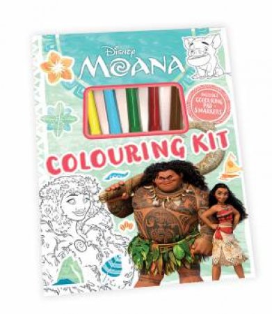 Disney Moana: Colouring Kit by Various