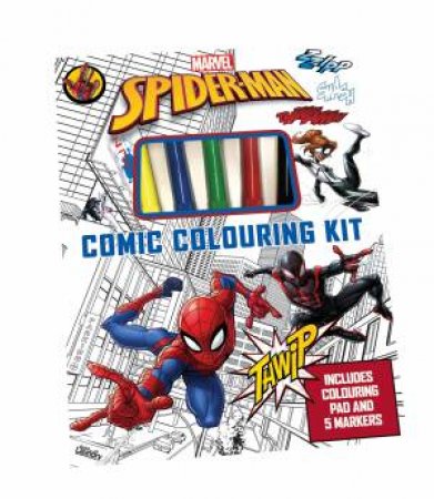 Marvel Spider Man: Comic Colouring Kit by Various