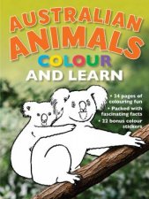 Australian Animals Colour And Learn