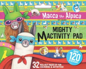 Macca The Alpaca: Mighty Mactivity Pad by Matt Cosgrove
