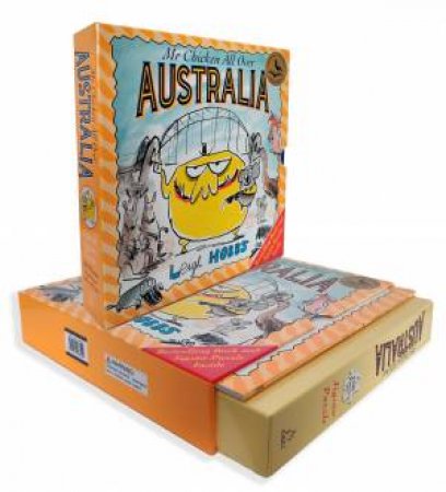 Mr Chicken All Over Australia Book and Jigsaw Puzzle by Leigh Hobbs