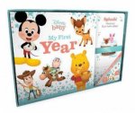 Disney Baby Book And Milestone Cards Gift Set