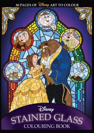 Disney Stained Glass Colouring Book by Various