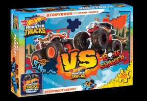 Hot Wheels Monster Trucks: Storybook And Jigsaw Puzzle by Various