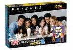 Friends Adult Colouring Pad And Puzzle