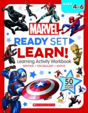 Marvel Ready Set Learn Learning Activity Workbook Ages 4  6 Years