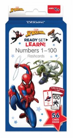 Marvel Spider-Man: Ready Set Learn! Numbers 1-100 Flashcards (Ages 4+)