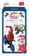 Marvel SpiderMan Ready Set Learn Numbers 1100 Flashcards Ages 4
