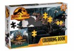 Jurassic World Dominion Colouring Book With Jigsaw Puzzle