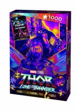 Thor Love And Thunder Adult Colouring Pad And Puzzle