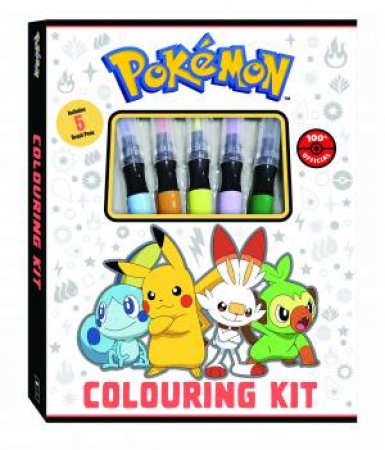 Pokémon: Adult Colouring Kit by Various