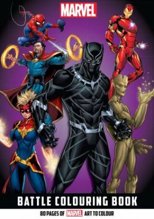 Marvel: Battle Adult Colouring Book (Featuring Black Panther) by Various