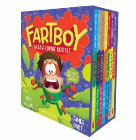 Fartboy: Fartastrophic 7-Book Boxed Set by Adam Wallace & James Hart