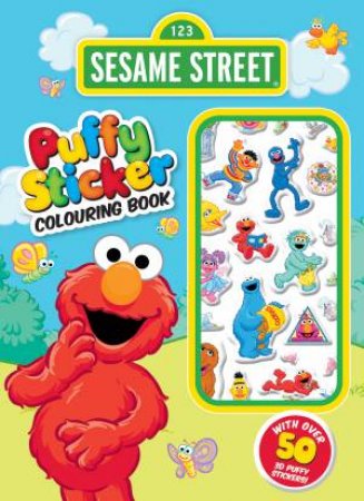 Sesame Street: Puffy Sticker Colouring Book by Various