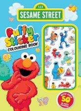 Sesame Street Puffy Sticker Colouring Book