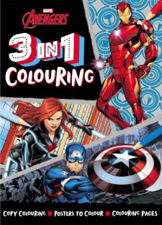 Avengers: 3 In 1 Colouring by Various
