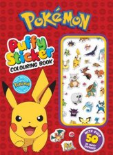 Pokemon Puffy Sticker Colouring Book