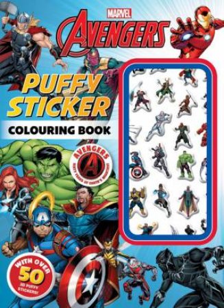 Avengers 60th Anniversary: Puffy Sticker Colouring Book by Various