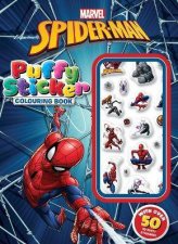 SpiderMan Puffy Sticker Colouring Book