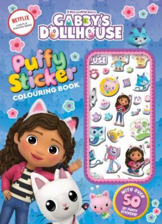 Gabby's Dollhouse: Puffy Sticker Colouring Book
