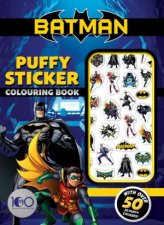 Batman Puffy Sticker Colouring Book