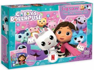 Gabby's Dollhouse: Storybook And Jigsaw (100 Pieces) Set