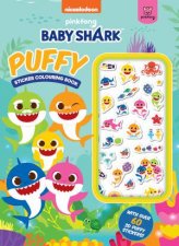 Baby Shark Puffy Sticker Colouring Book Nickelodeon