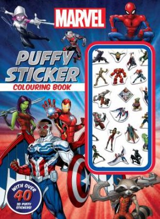 Marvel: Puffy Sticker Colouring Book (Starring Captain America) by Various