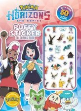 Pokemon Horizons The Series Puffy Sticker Colouring Book