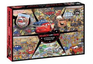 Cars: Search-and-Find Activity Book and Puzzle Set (Disney Pixar) by Unknown