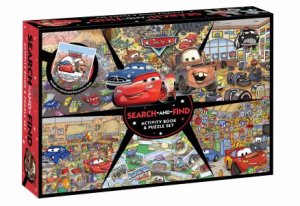 Cars: Search-and-Find Activity Book and Puzzle Set (Disney Pixar) by Unknown
