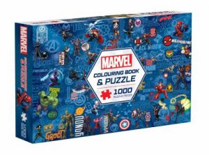 Marvel: Adult Colouring Book and Puzzle (1000 Pieces) by Unknown