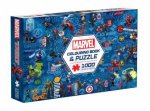 Marvel Adult Colouring Book and Puzzle 1000 Pieces