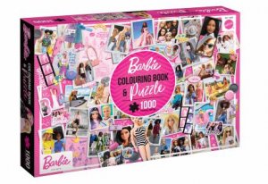 Barbie: Adult Colouring Book and Puzzle (Mattel: 1000 Pieces) by Unknown