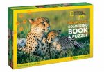 National Geographic Kids Advanced Colouring Book and Puzzle Disney 1000 Pieces
