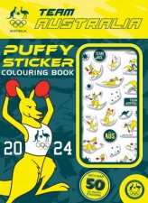 Australian Olympic Team Puffy Sticker Colouring Book