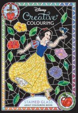 Disney Creative Colouring Stained Glass Adult Colouring book Starring Snow White