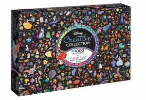 Disney: Stained Glass Adult Colouring Book & Puzzle (Starring Snow White: 1000 Pieces) by Various